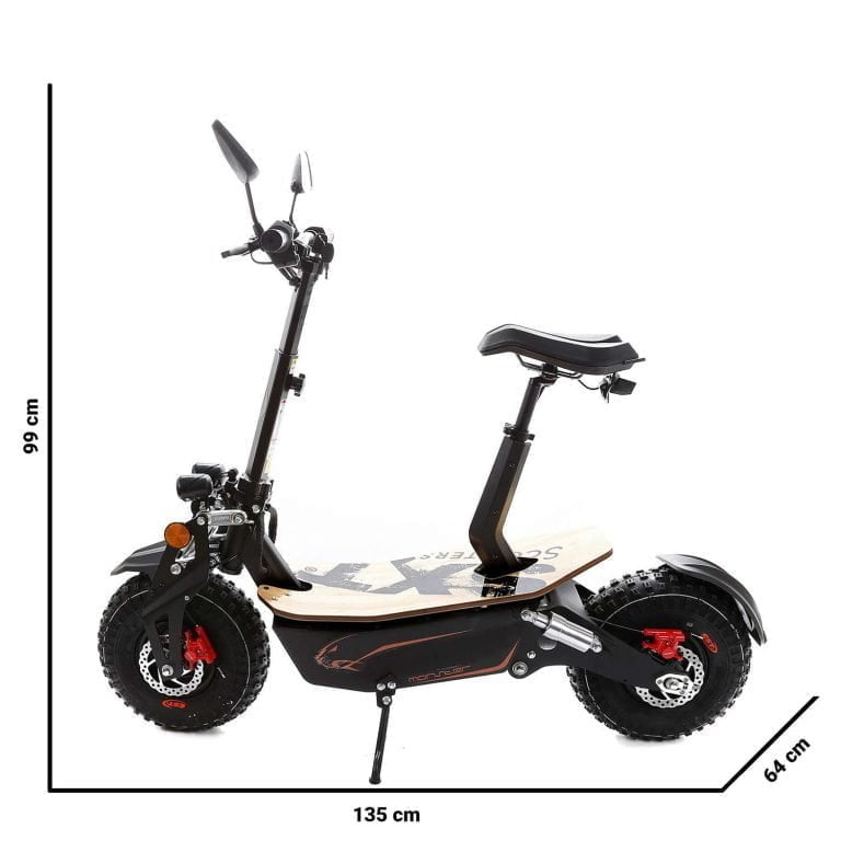 SXT Monster Off road Electric Scooter Size