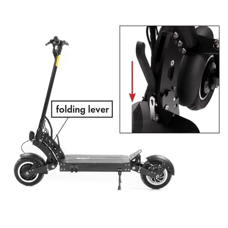 SXT Ultimate PRO+ Fast Electric Scooter, Dual motor 3600W, 80kmh, Folding Lever