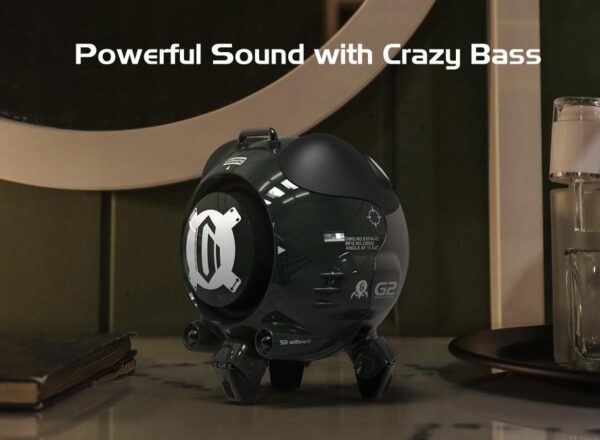 Gravastar G2 Venus Prenosni Bluetooth zvočnik 10W zelena bass