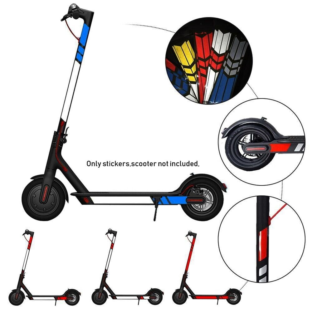 Body sticker for electric scooters