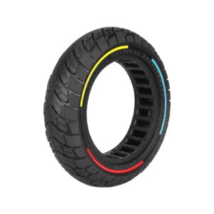 Guma 10×2.5 (60/70-6.5) za električni trotinet // puna (okrugla trostruka boja, utor 45 mm)